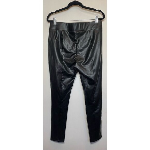 Loft Faux Leather Leggings Black size M NWOT - Picture 12 of 14